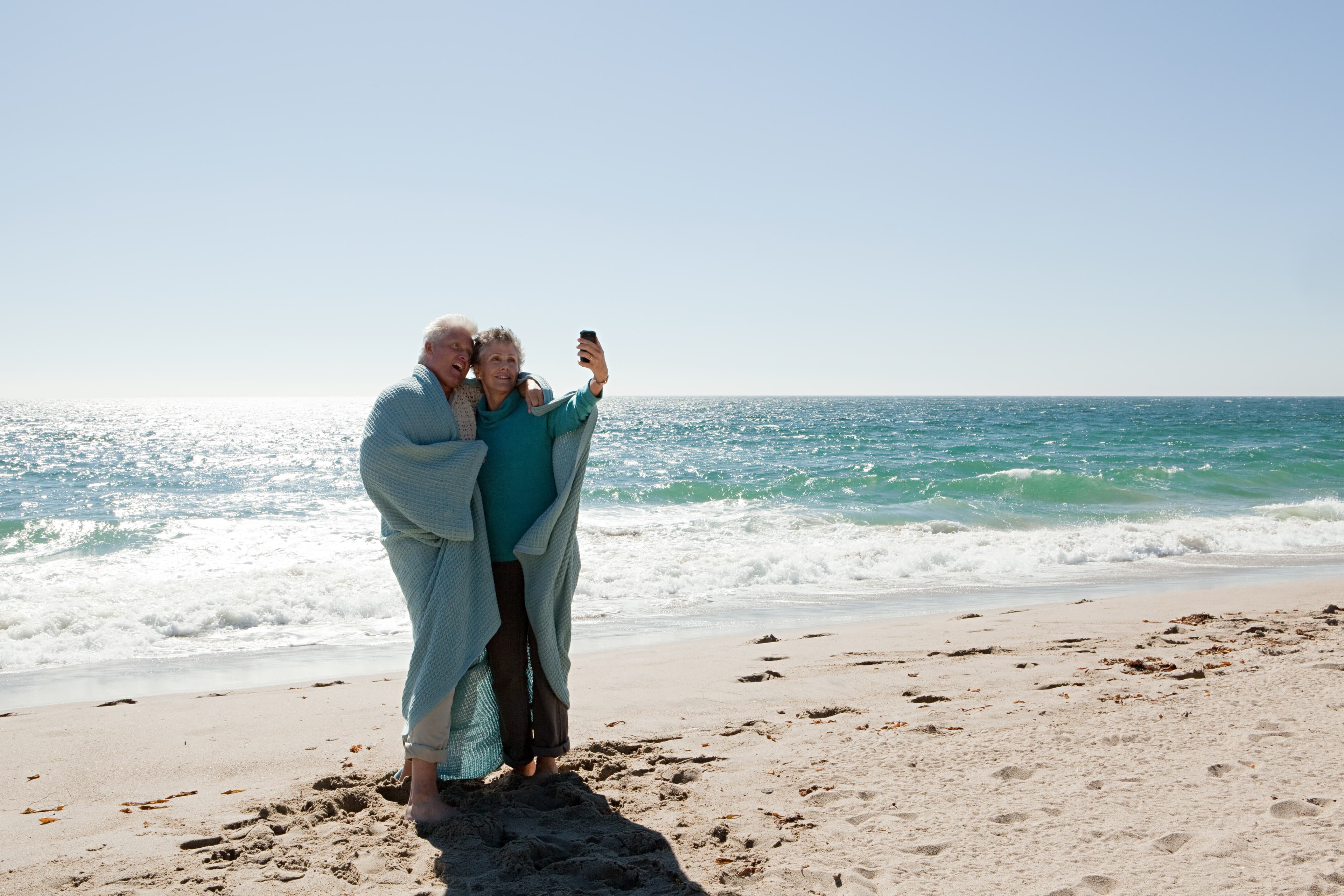 pareja en la playa